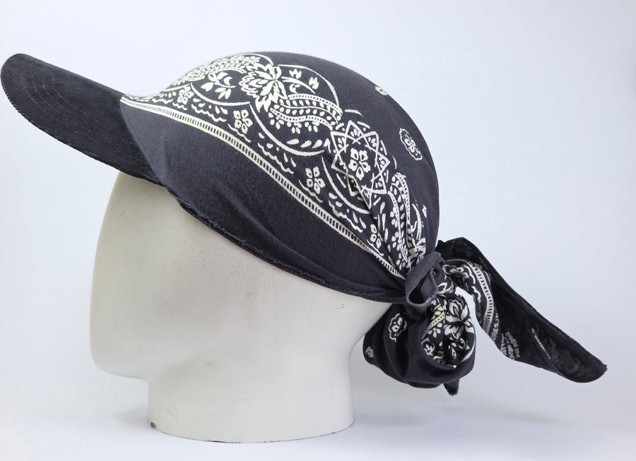 Floral Black Brimdana