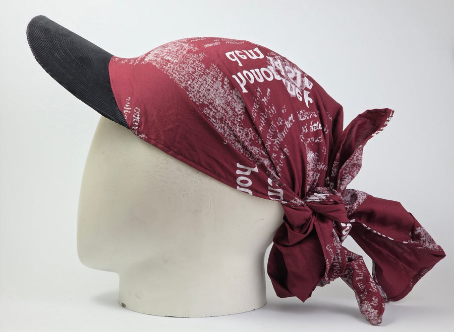 Burgundy Script Brimdana