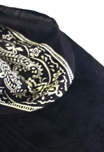 Floral Black Brimdana